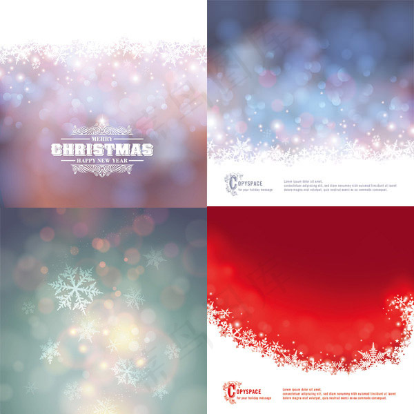 圣诞节梦幻背景