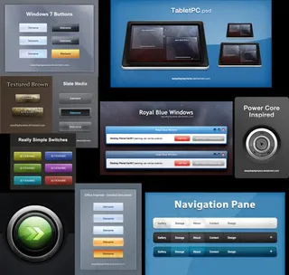 网页导航条按钮