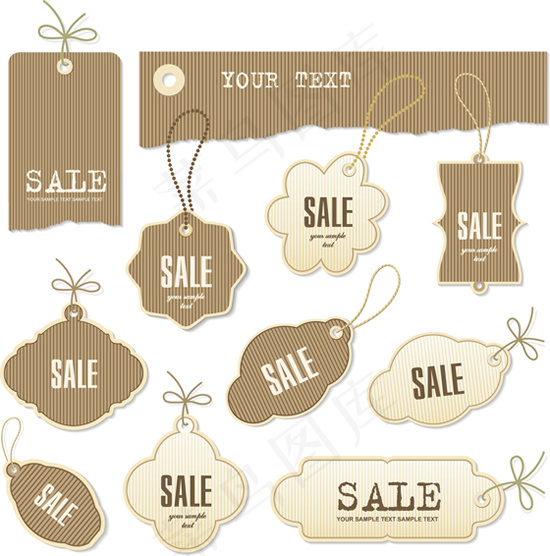 吊牌销售标签,免抠元素