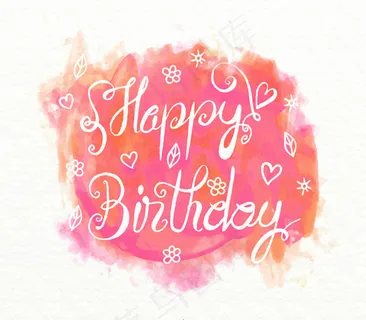 生日快乐艺术字