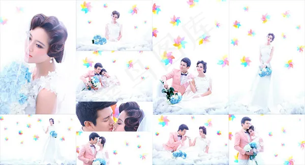 纯净婚纱样片