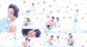 纯净婚纱样片