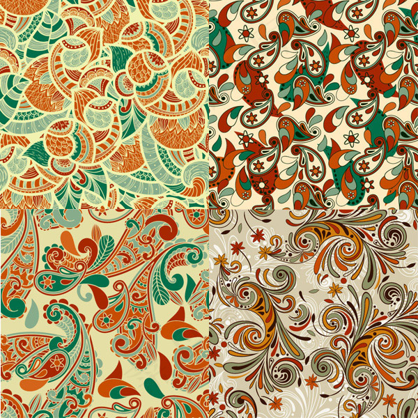 精美花纹背景,背景元素