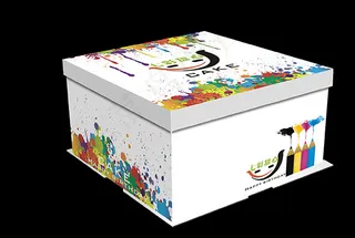 七彩甜心蛋糕盒