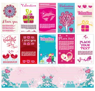 情人节时尚卡通卡