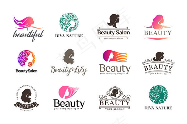 美发主题LOGO
