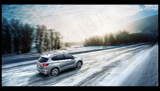 昂科威汽车雪地篇 昂科威汽车雪地篇