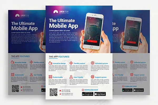 智能手机DM彩页(2539X3567(DPI:300))psd模版下载