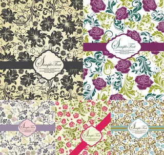 花纹背景卡片,背景元素