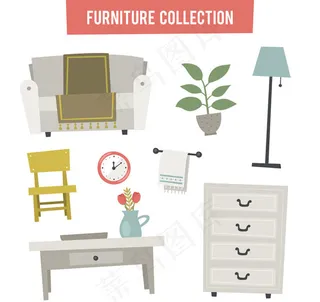 素雅家具和摆件