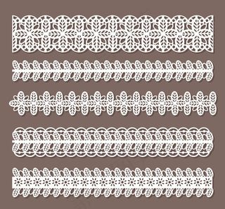 蕾丝花边矢量