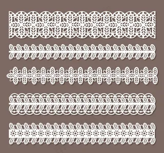 蕾丝花边矢量