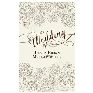 花纹边框请柬贺卡