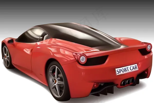 质感豪华跑车eps,ai矢量模版下载