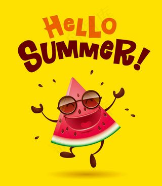 开心跳跃的西瓜