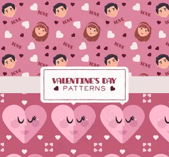 情人节无缝背景 情人节无缝背景