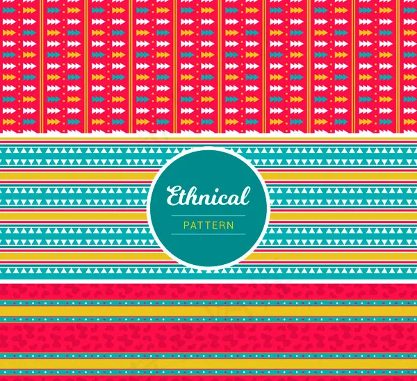 部落花纹无缝背景ai矢量模版下载