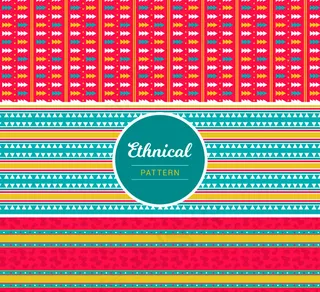 部落花纹无缝背景