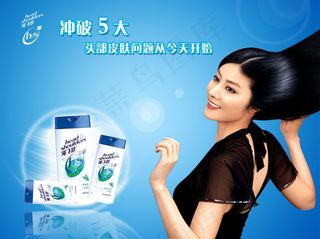 海飞丝宣传海报,