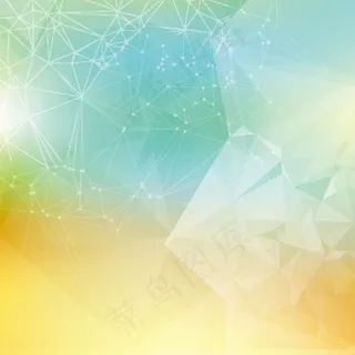 连线第多边形背景 连线第多边形背景