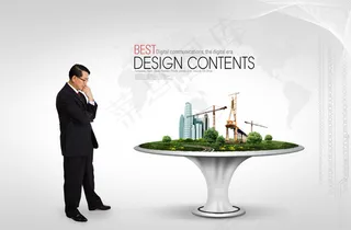 思考问题的人物