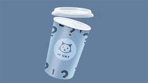 咖啡杯包装样机 咖啡杯包装样机