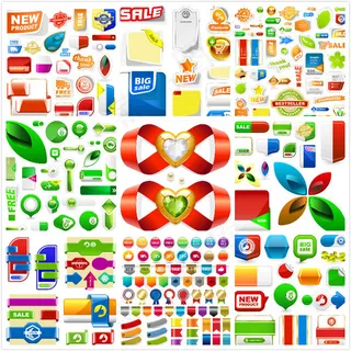 促销标签矢量,免抠元素