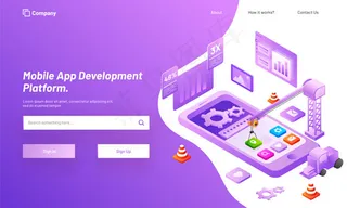 智能手机登陆页