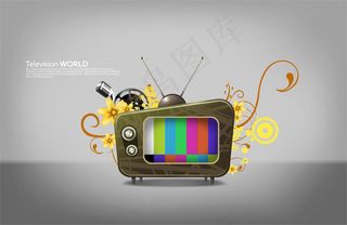 卡通电视机