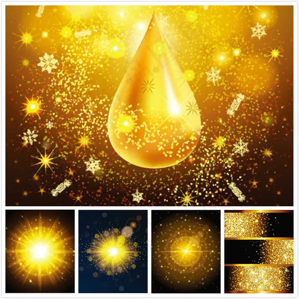 金色粒子背景eps,ai矢量模版下载