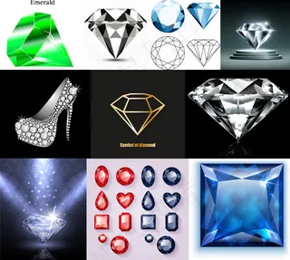 钻石珠宝矢量