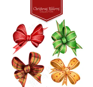 节日丝带蝴蝶结