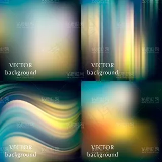 梦幻炫光模糊背景