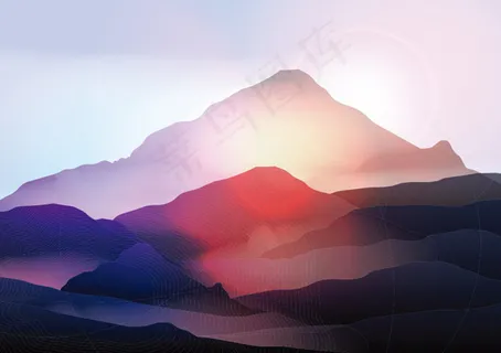 山峰大自然风景 山峰大自然风景