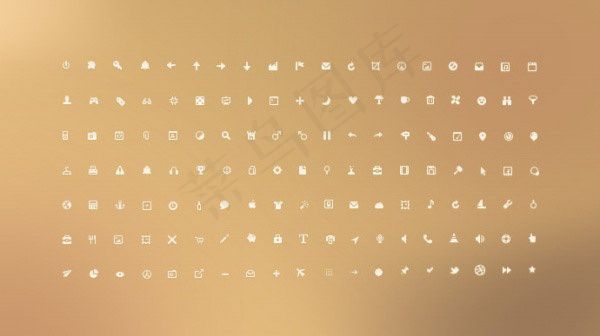 迷你UI图标,免抠元素