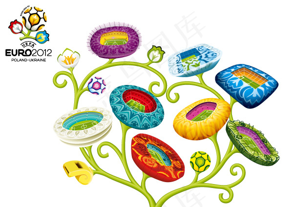 欧洲杯体育场造型