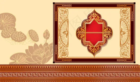 古典花纹边框 古典花纹边框