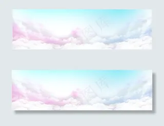 淘宝祥云海报背景