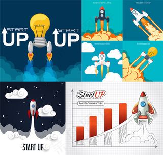 火箭发射图标,免抠元素