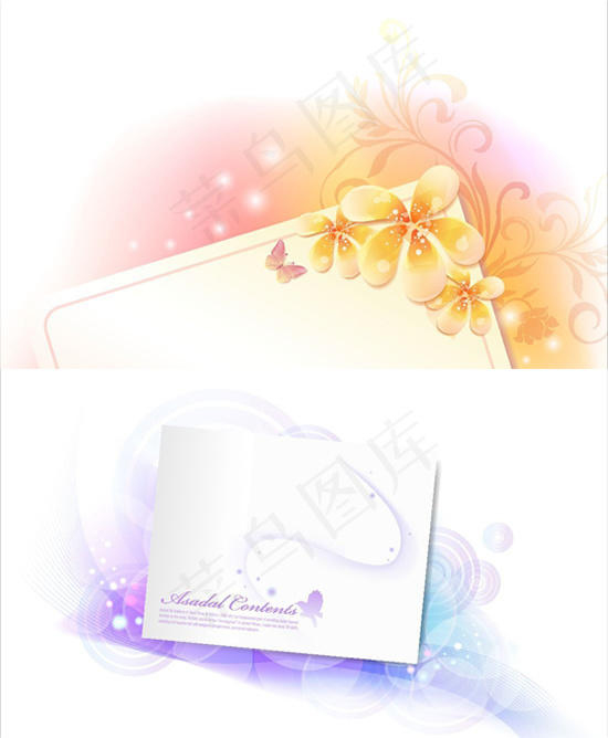 花朵花纹背景,背景元素