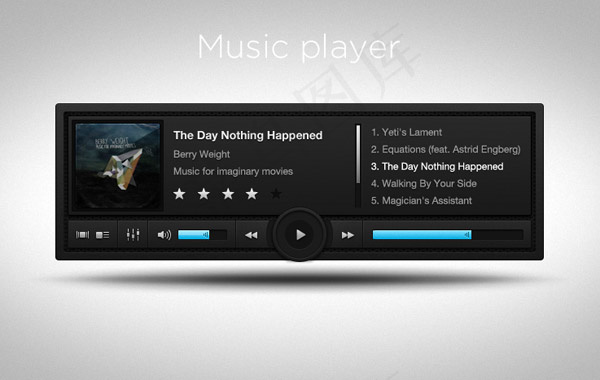 音乐播放器UI