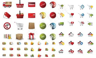 商业购物图标,免抠元素