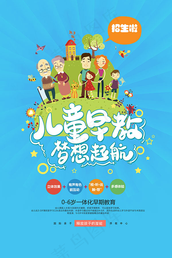 儿童早教宣传海报