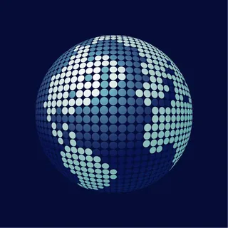矢量立体地球 矢量立体地球