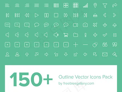 线框矢量图标,免抠元素 线框矢量图标,免抠元素