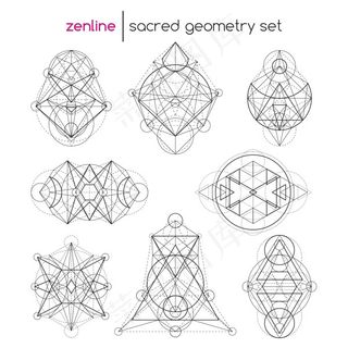 线性神秘几何图案