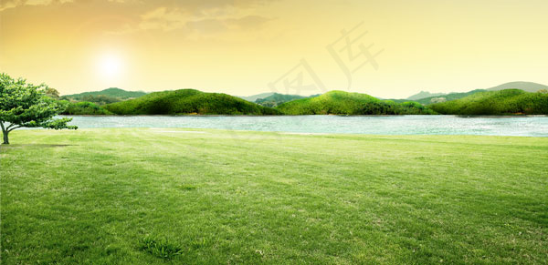辽阔草原风景(3500X1700(DPI:300))psd模版下载