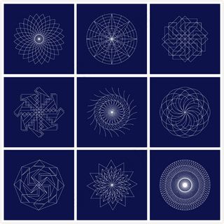 几何线条组合图案