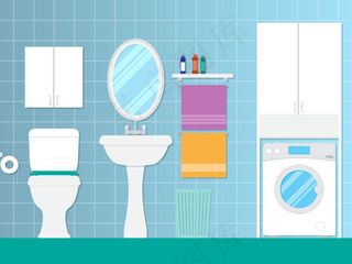 扁平化卫生间