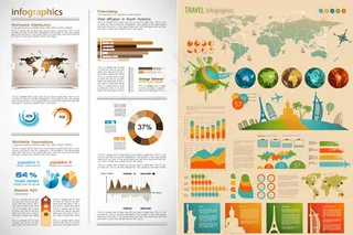 数据报告图矢量